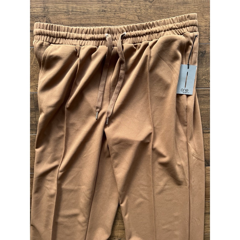 NWT Comfort Waist Pull On Wide Leg Mocha Mousse Dress Pants Women's 2XL
